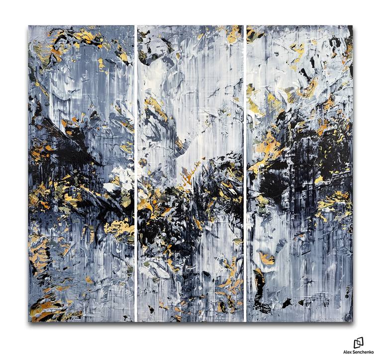 Original Abstract Expressionism Abstract Painting by Alex Senchenko