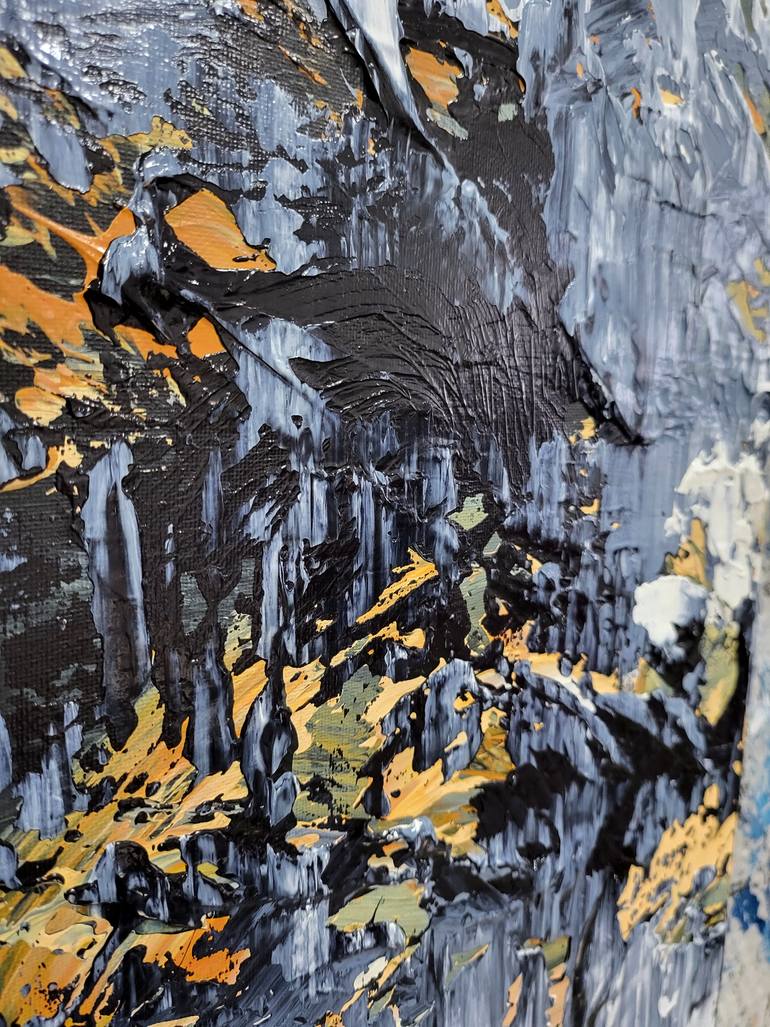 Original Abstract Expressionism Abstract Painting by Alex Senchenko