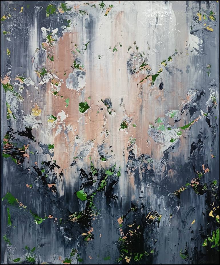 Original Abstract Expressionism Abstract Painting by Alex Senchenko