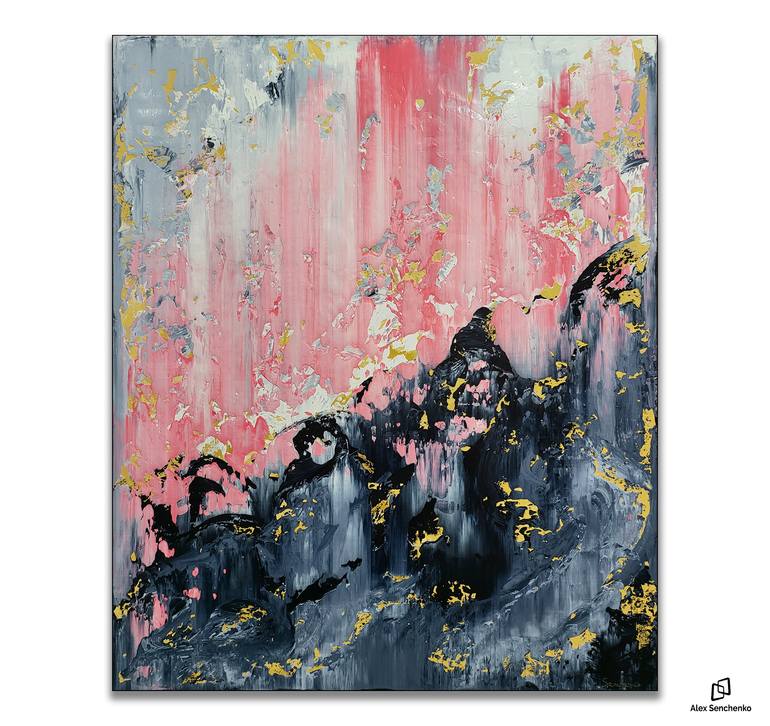 Original Abstract Expressionism Abstract Painting by Alex Senchenko