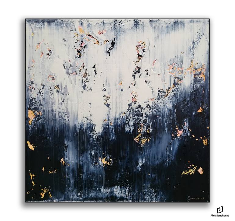 Original Abstract Expressionism Abstract Painting by Alex Senchenko