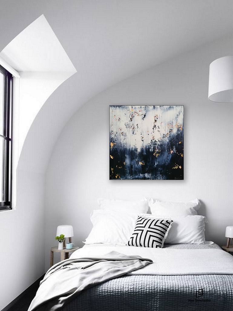 Original Abstract Expressionism Abstract Painting by Alex Senchenko