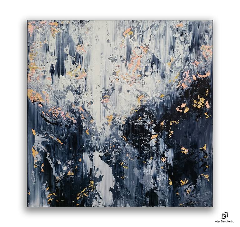 Original Abstract Expressionism Abstract Painting by Alex Senchenko