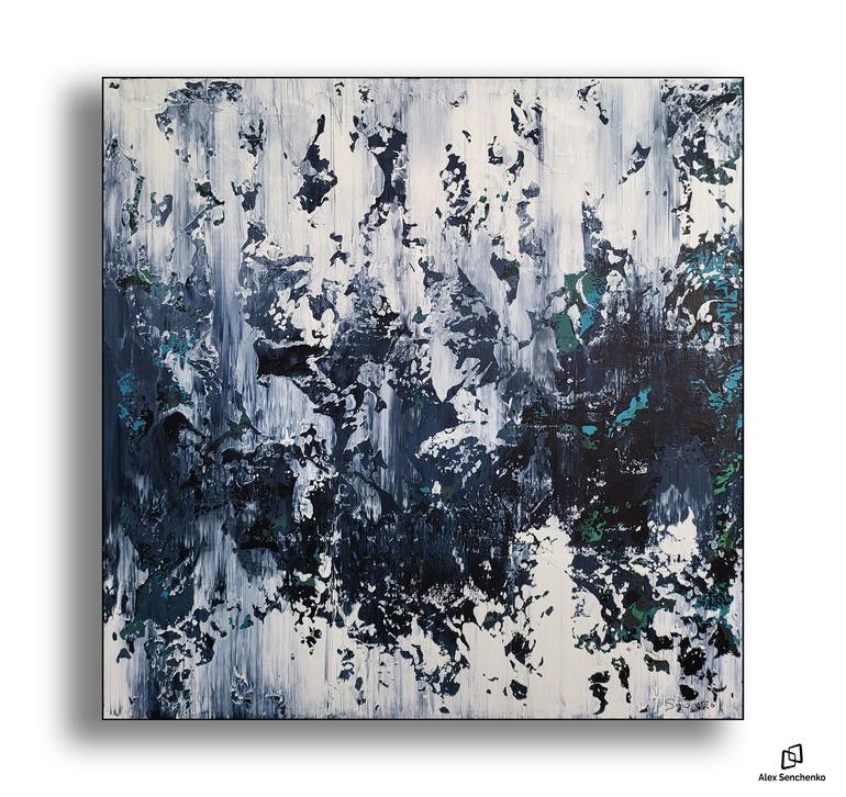 Original Abstract Expressionism Abstract Painting by Alex Senchenko