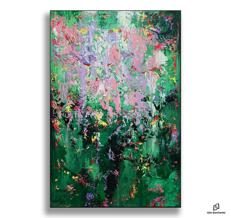 Original Abstract Expressionism Abstract Painting by Alex Senchenko