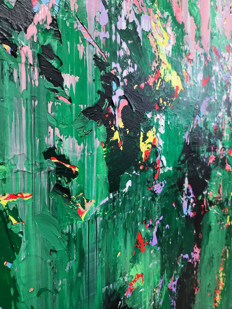 Original Abstract Expressionism Abstract Painting by Alex Senchenko
