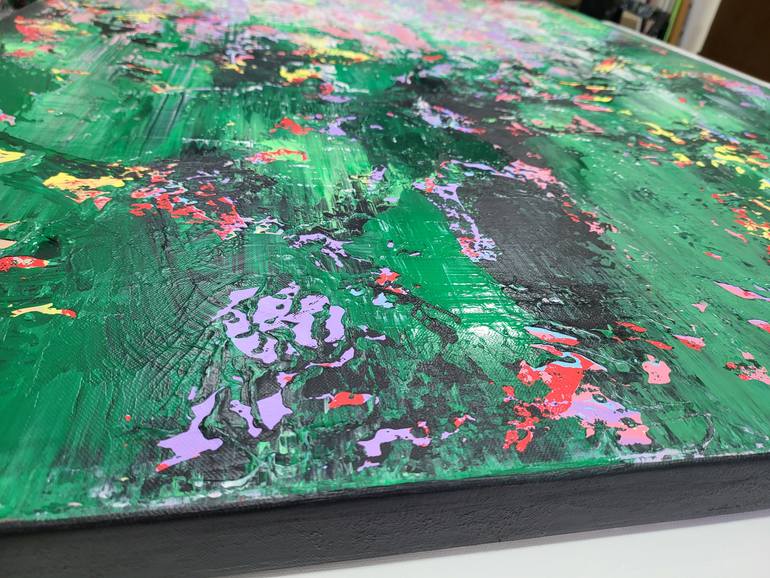 Original Abstract Expressionism Abstract Painting by Alex Senchenko