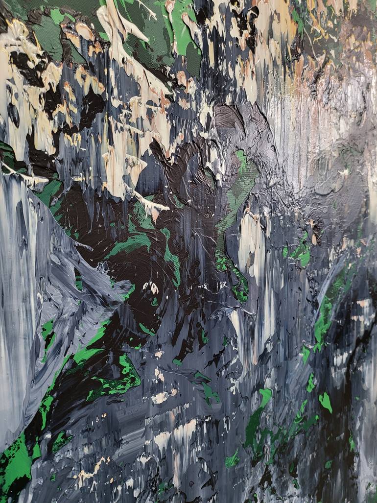 Original Abstract Expressionism Abstract Painting by Alex Senchenko
