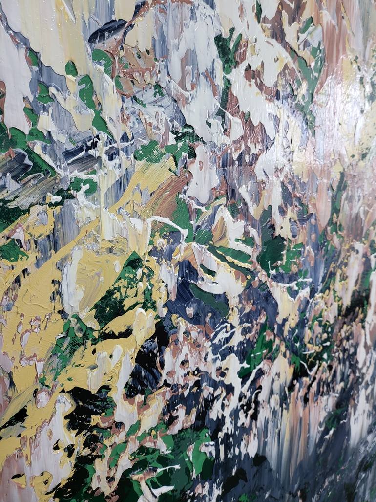 Original Abstract Expressionism Abstract Painting by Alex Senchenko