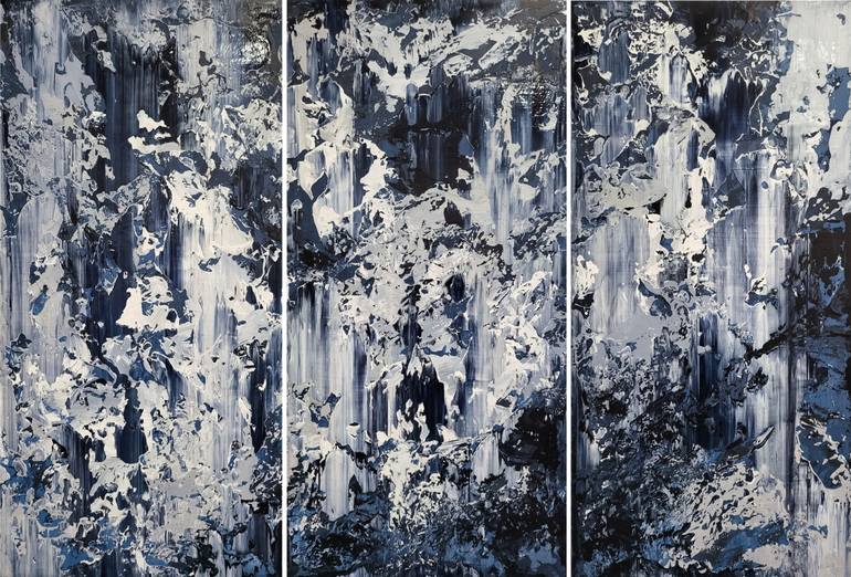Original Abstract Expressionism Abstract Painting by Alex Senchenko