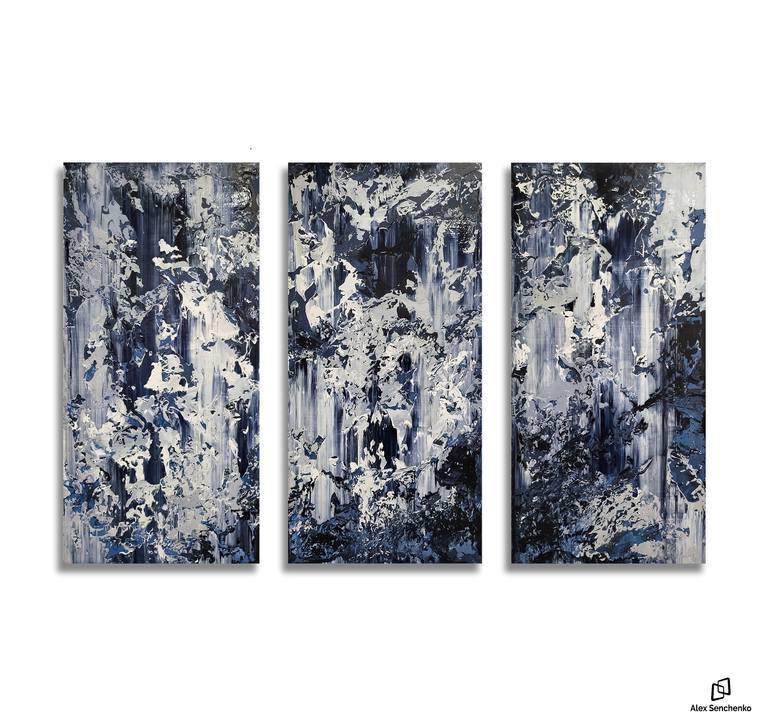 Original Abstract Expressionism Abstract Painting by Alex Senchenko
