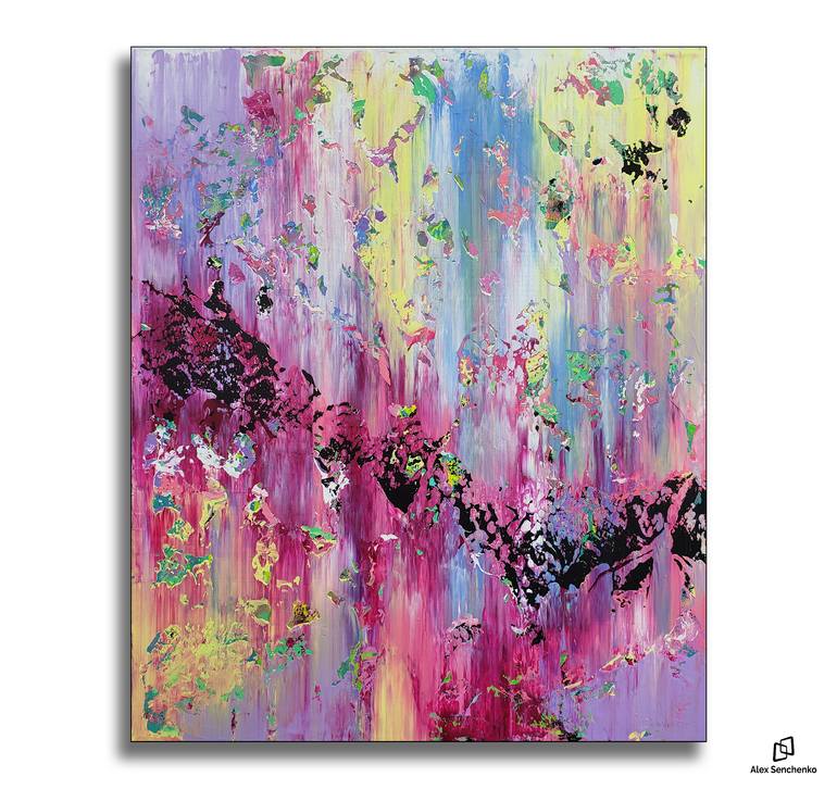 Original Abstract Expressionism Abstract Painting by Alex Senchenko