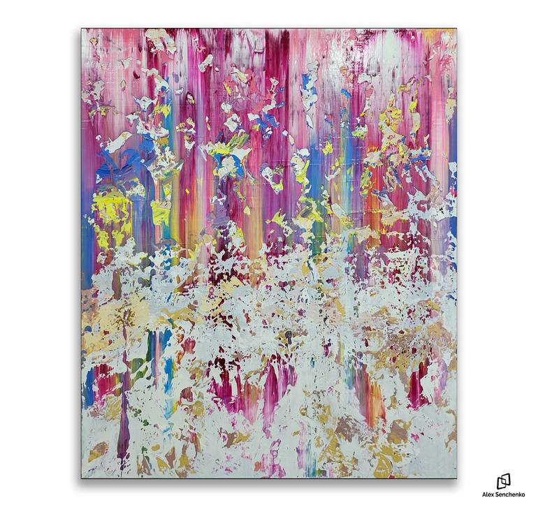 Original Abstract Expressionism Abstract Painting by Alex Senchenko