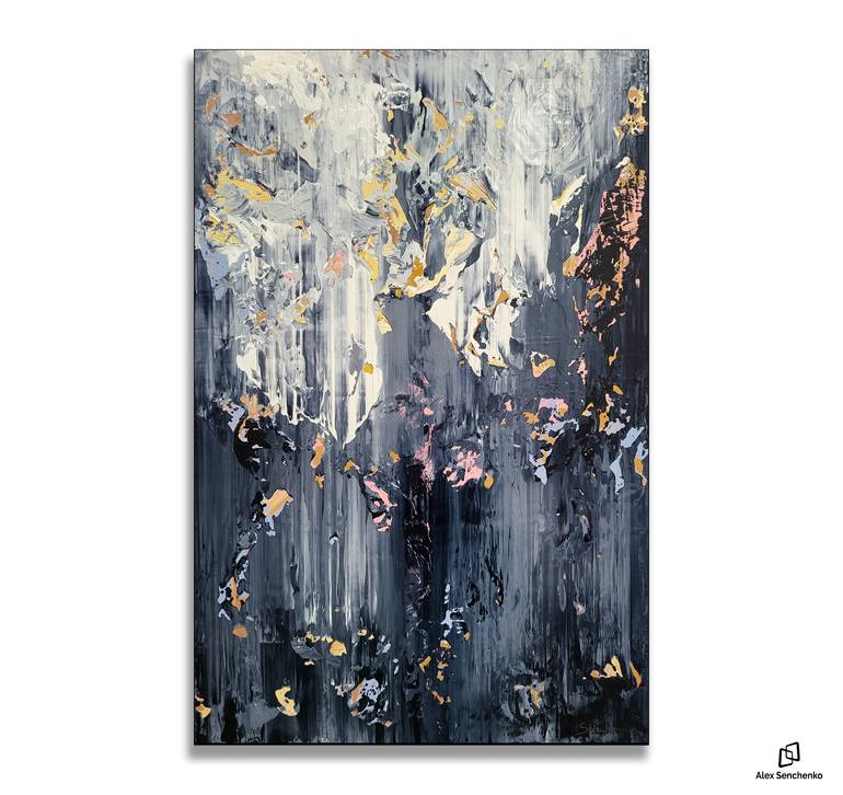Original Abstract Expressionism Abstract Painting by Alex Senchenko