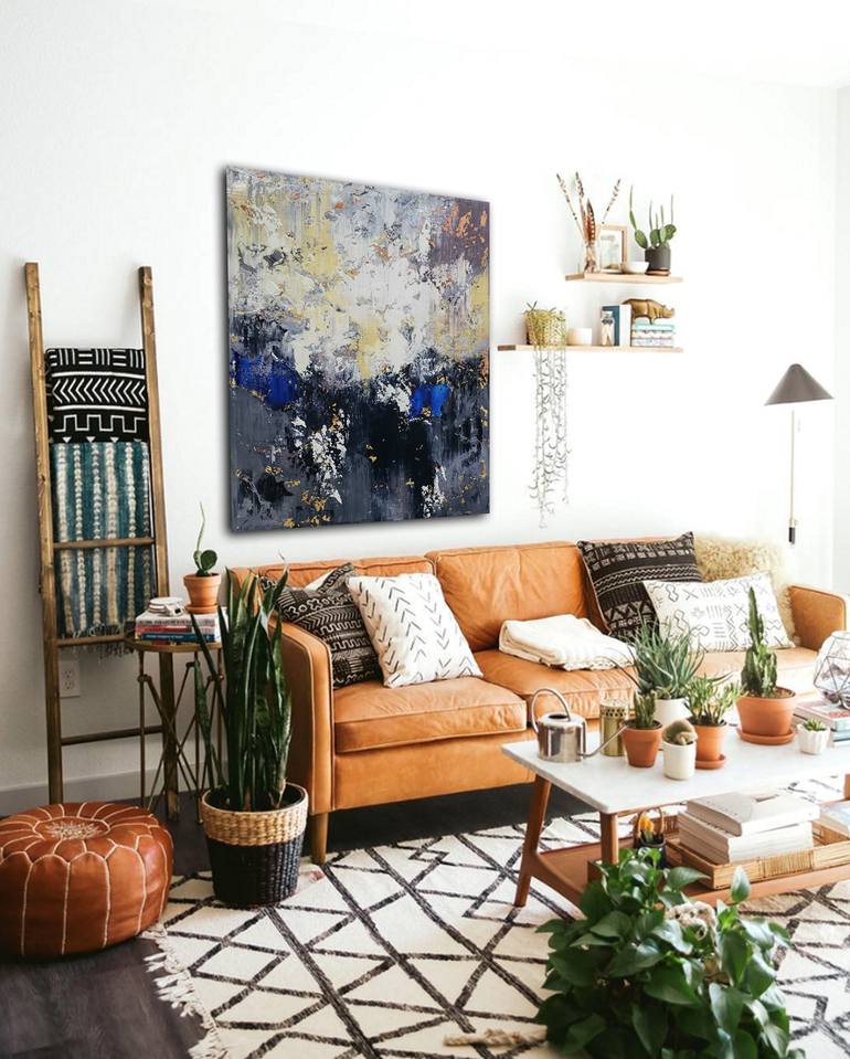 Original Abstract Expressionism Abstract Painting by Alex Senchenko