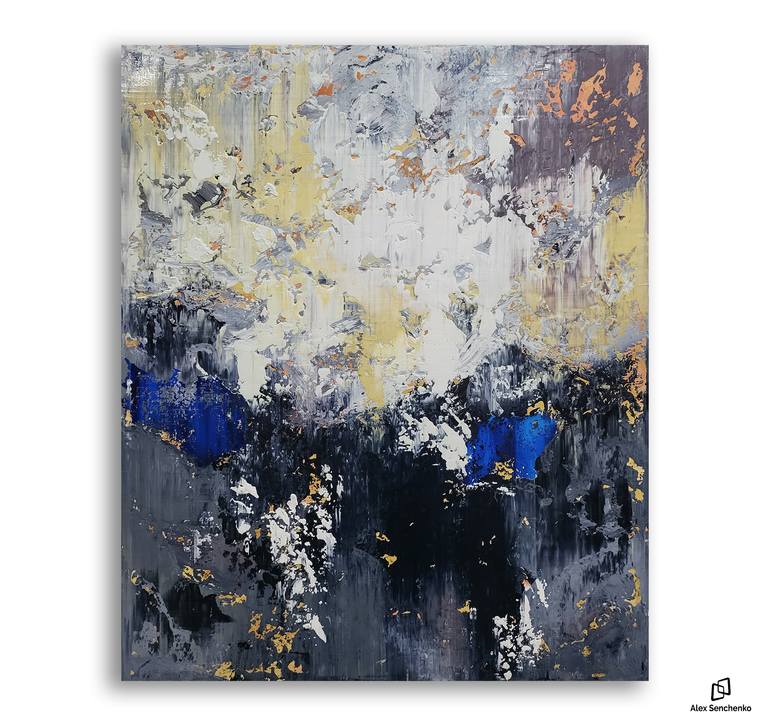 Original Abstract Expressionism Abstract Painting by Alex Senchenko