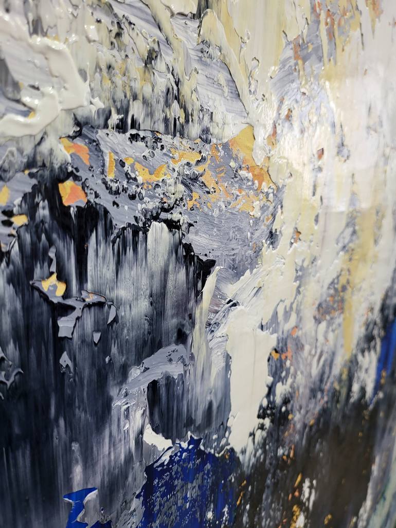 Original Abstract Expressionism Abstract Painting by Alex Senchenko