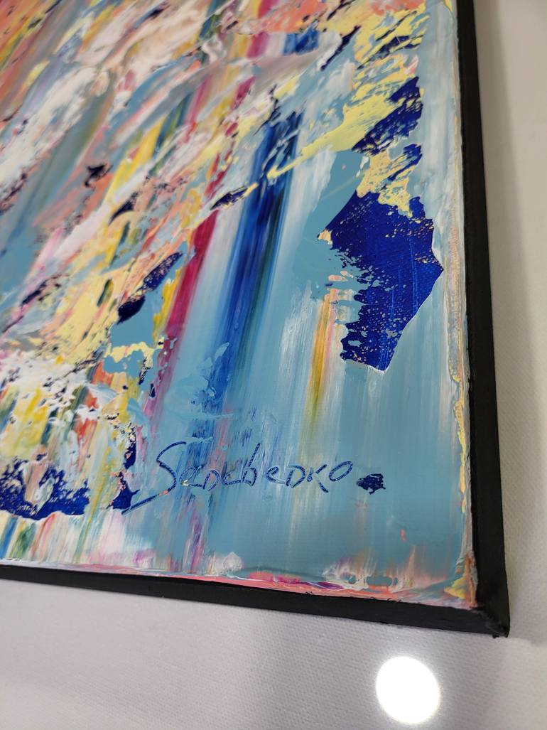 Original Abstract Expressionism Abstract Painting by Alex Senchenko