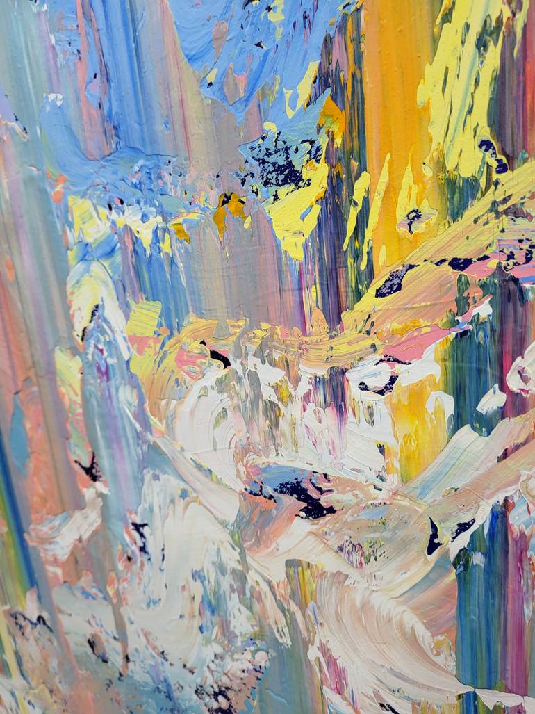 Original Abstract Expressionism Abstract Painting by Alex Senchenko