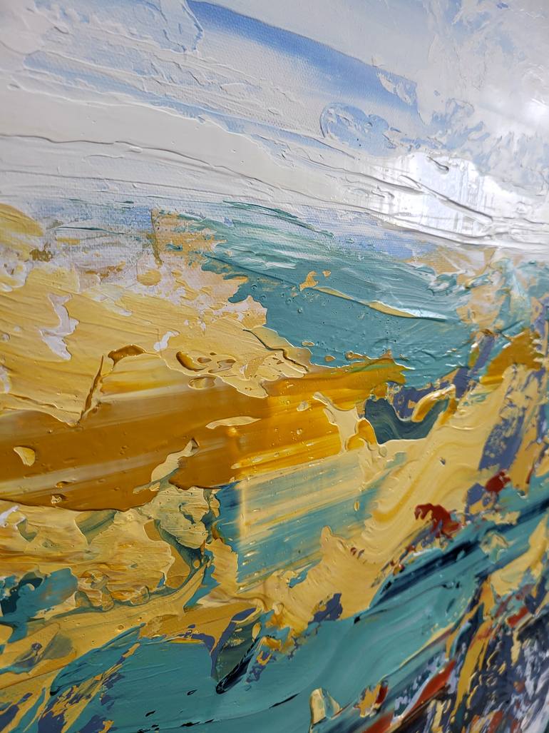 Original Abstract Expressionism Abstract Painting by Alex Senchenko
