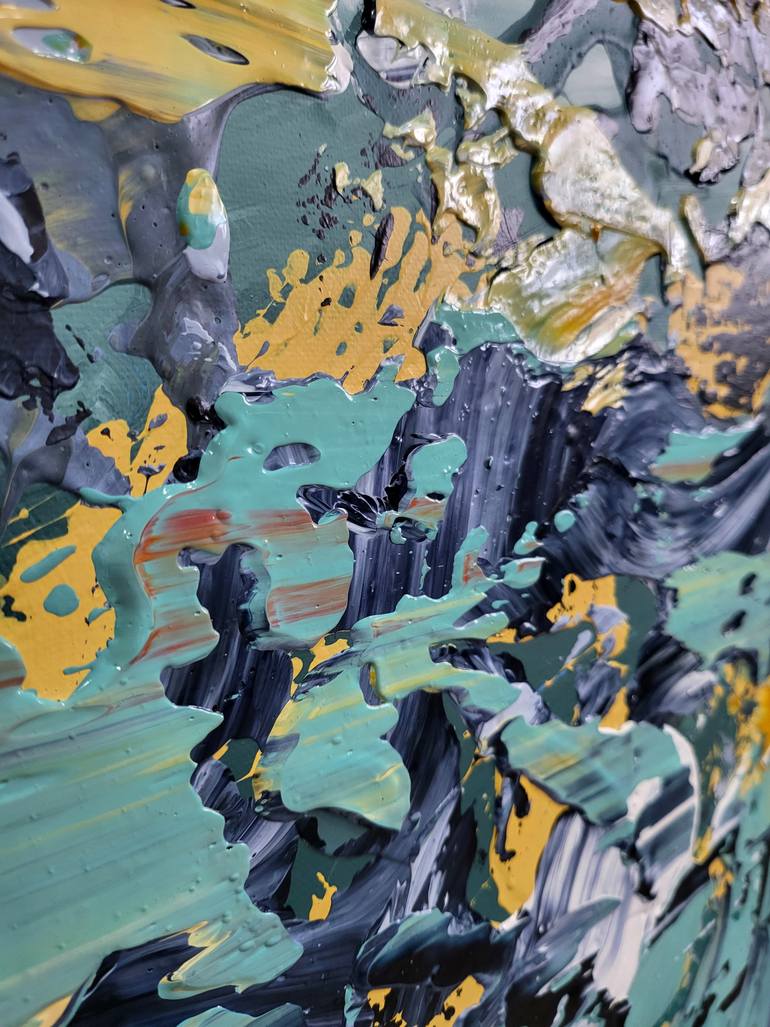 Original Abstract Expressionism Abstract Painting by Alex Senchenko