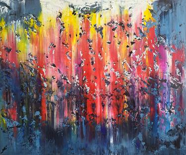 Original Abstract Expressionism Abstract Painting by Alex Senchenko
