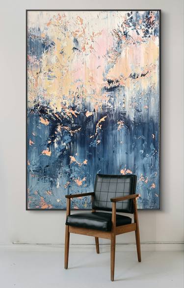 Original Abstract Expressionism Abstract Painting by Alex Senchenko