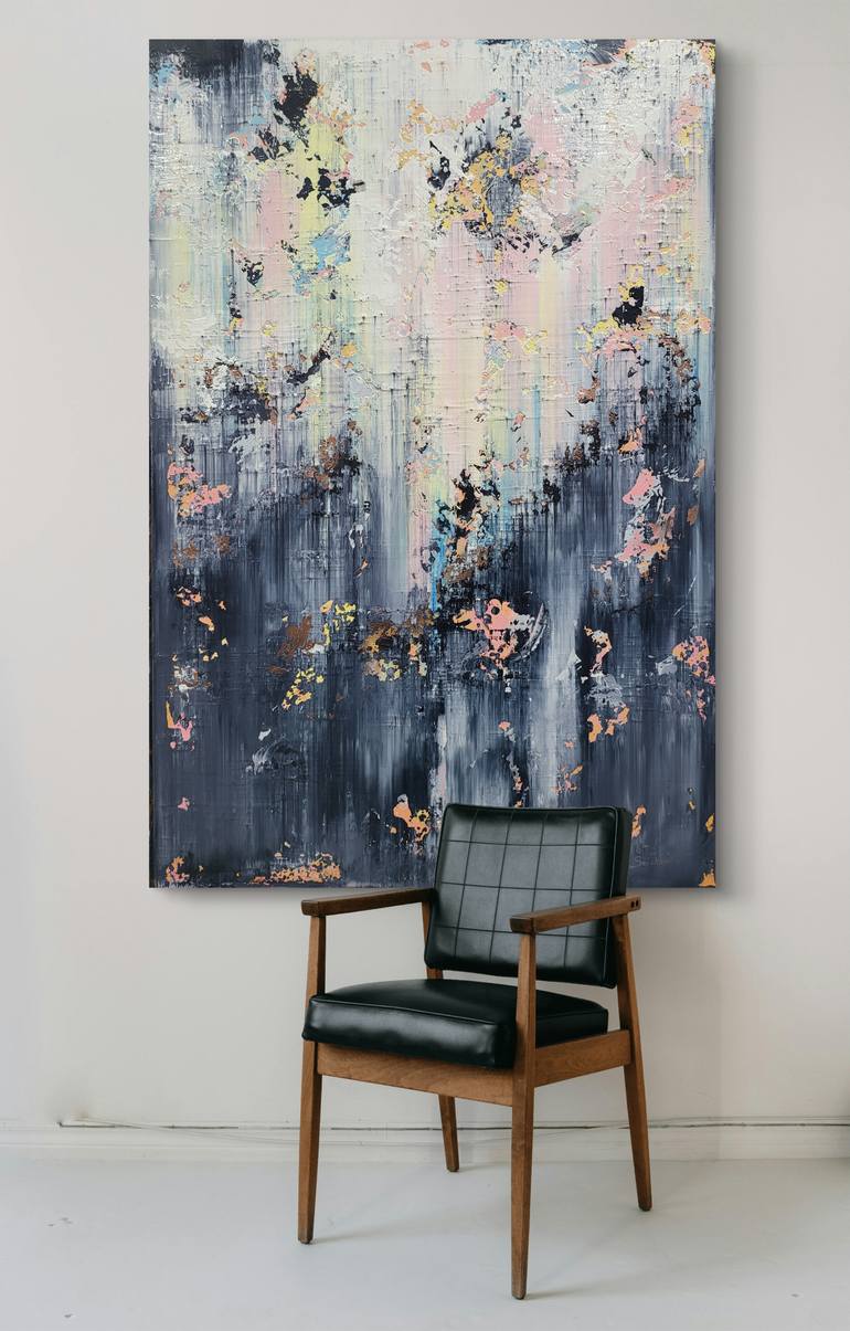 Original Abstract Expressionism Abstract Painting by Alex Senchenko