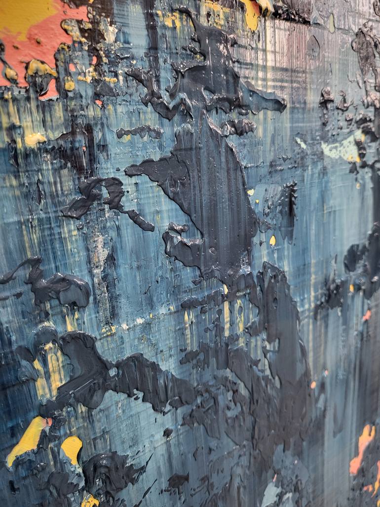 Original Abstract Expressionism Abstract Painting by Alex Senchenko