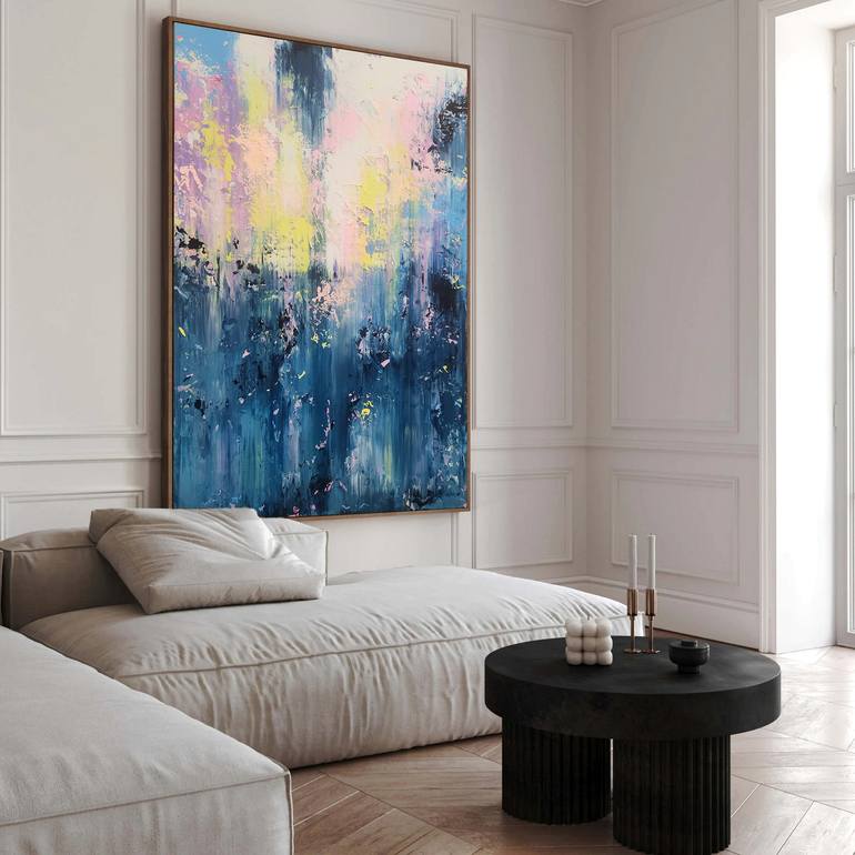 Original Abstract Expressionism Abstract Painting by Alex Senchenko