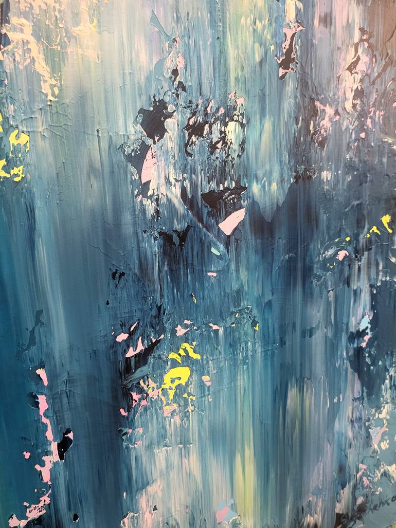 Original Abstract Expressionism Abstract Painting by Alex Senchenko