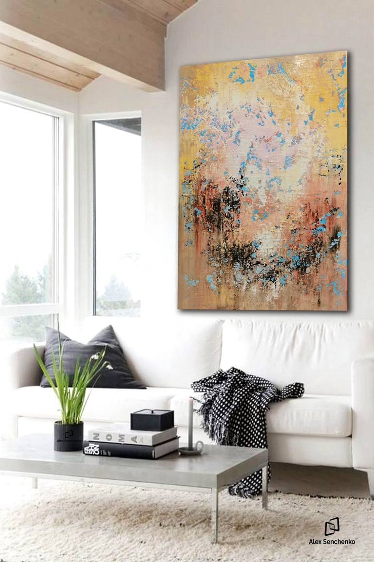 Original Abstract Expressionism Abstract Painting by Alex Senchenko