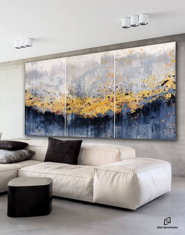 Original Abstract Painting by Alex Senchenko