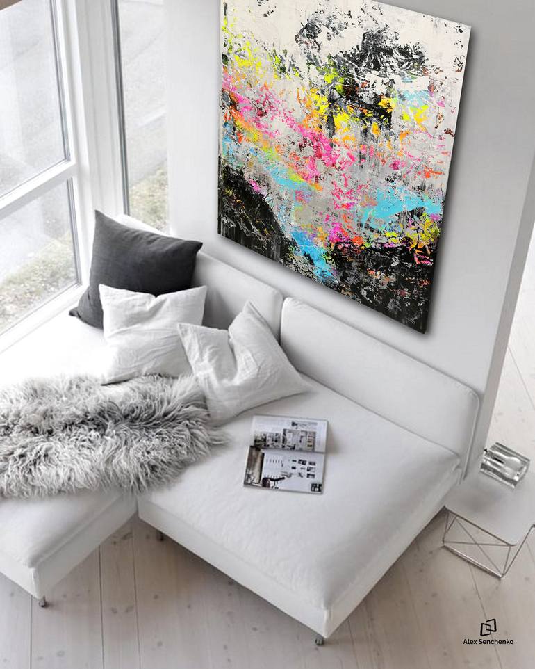 Original Abstract Painting by Alex Senchenko