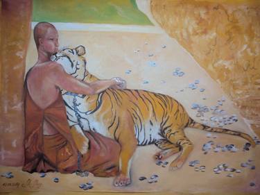 Buddhist and Tiger thumb