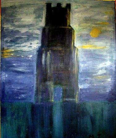 Original Figurative Architecture Painting by Mary Thompson