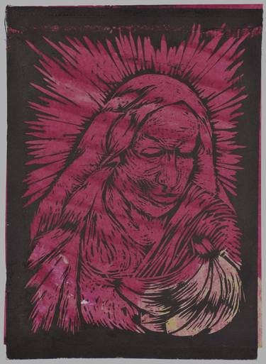 Original Women Printmaking by Ahtlejandro Aguilar