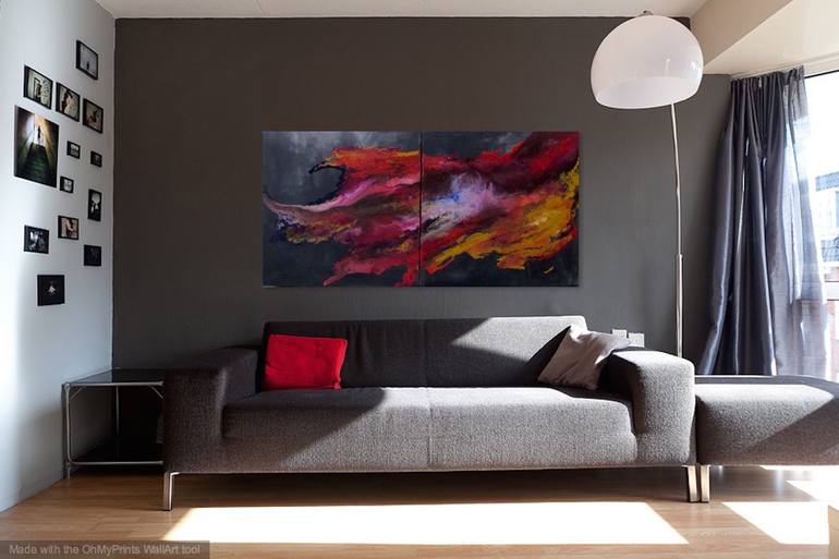 Original Abstract Painting by Vera Ioannidi