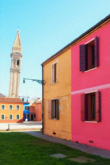 Leaning church of Burano (Limited Edition of 50) thumb