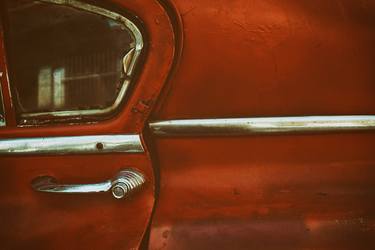 Red Cuban classic car detail. (limited Edition 1/20) thumb