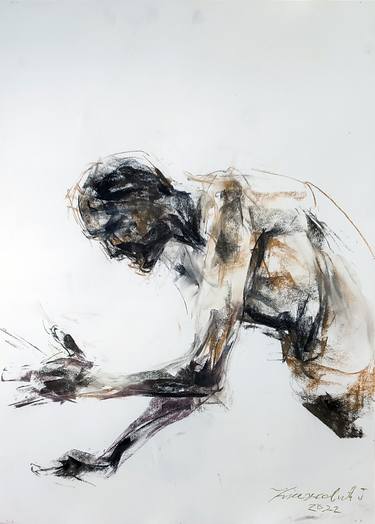 Original Figurative Men Drawings by Goran Knezevic