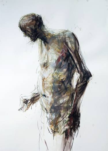 Original Figurative Men Drawings by Goran Knezevic