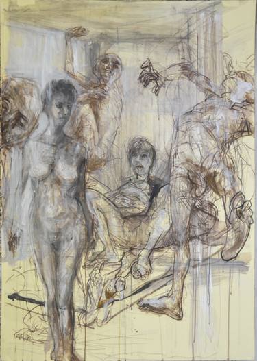 Original Figurative Men Drawings by Goran Knezevic