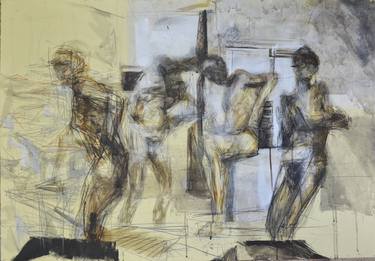 Original Figurative Men Drawings by Goran Knezevic