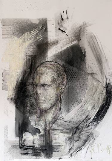 Original Figurative Men Drawings by Goran Knezevic