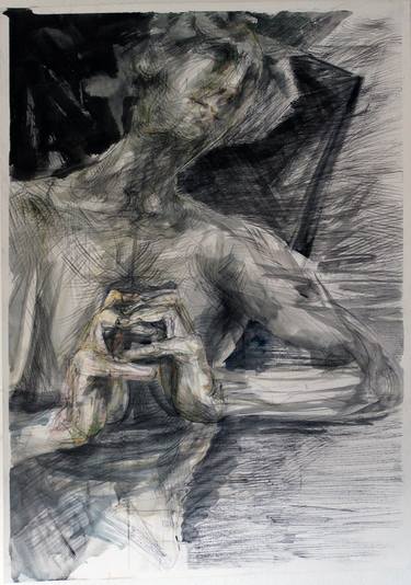 Original Figurative Men Drawings by Goran Knezevic