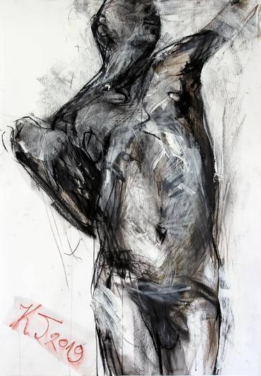 Print of Fine Art Nude Drawings by Goran Knezevic