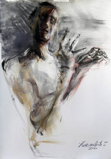 Original Figurative Men Drawings by Goran Knezevic