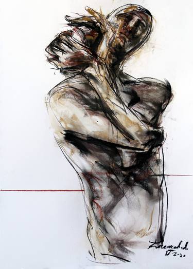 Original Figurative Men Drawings by Goran Knezevic