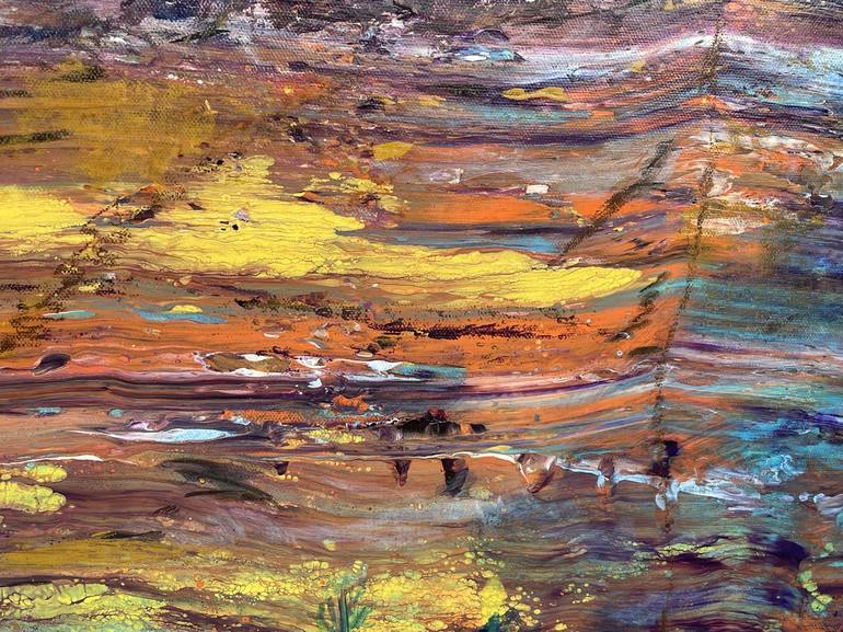 Original Abstract Expressionism Landscape Painting by Darryl Green